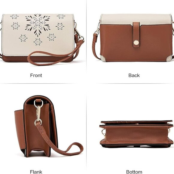 Crossbody Bags for Women Small Cell Phone Shoulder Bag Wristlet Wallet Clutch Pu - Picture 6 of 6